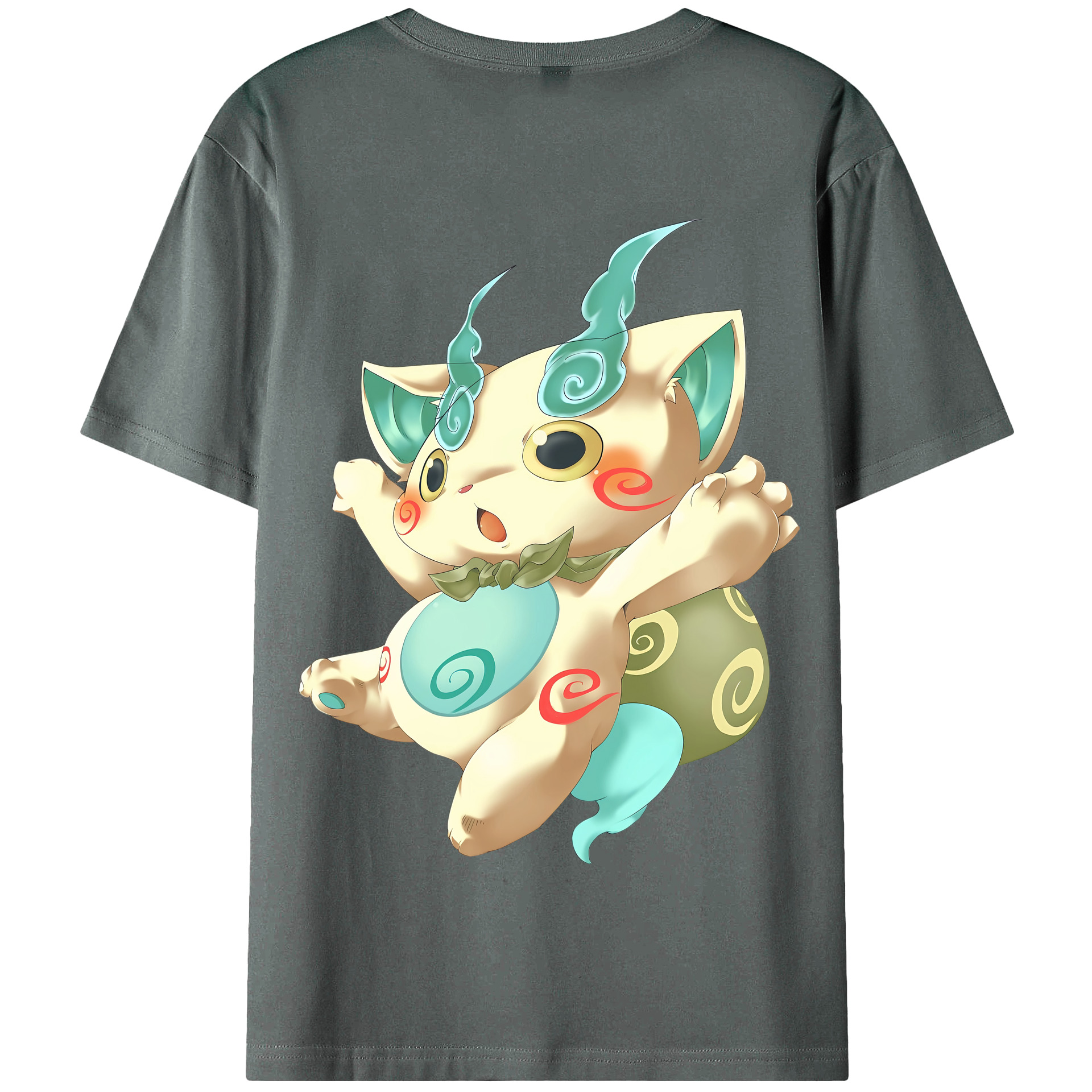（画像用） 妖怪ウォッチ Yo-kai Watch 綿100％半袖Tシャツ（背面プリント）